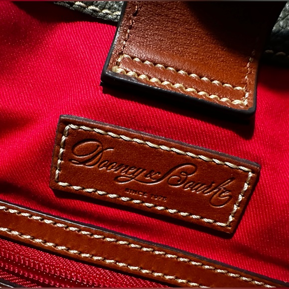 DOONEY & BOURKE Pebble Grain Zip Satchel with Magnetic Snap Closure……. - Picture 7 of 17